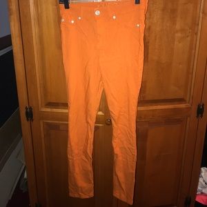 Orange Pants